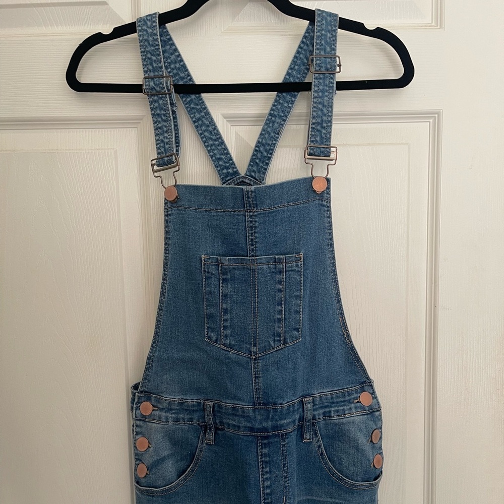 YMI Straight Distressed Overalls size 9